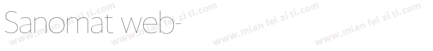 Sanomat web字体转换